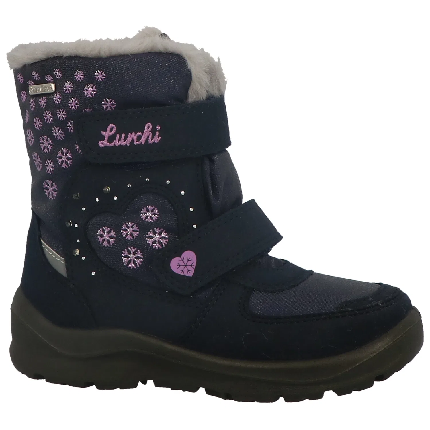 Детские зимние ботинки с Sympatex Lurchi, Dark Blue-Purple