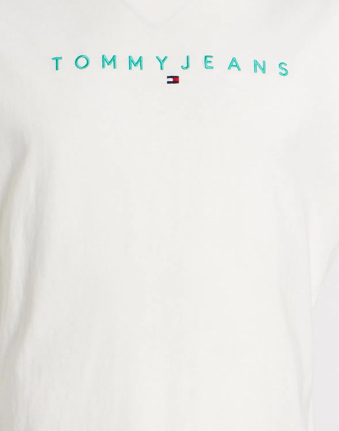Мужская футболка хлопковая с аппликациями Tommy Hilfiger, кремовый — фото 4