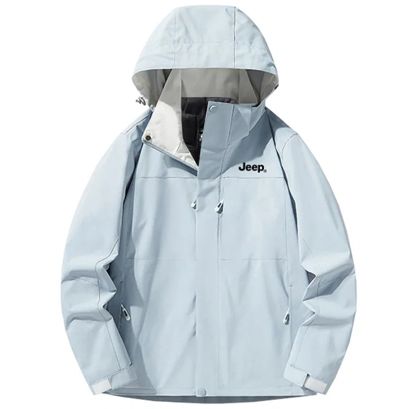 Детская ветровка Jeep Windproof Windbreaker Jacket Unisex, Navy Blue — фото 3