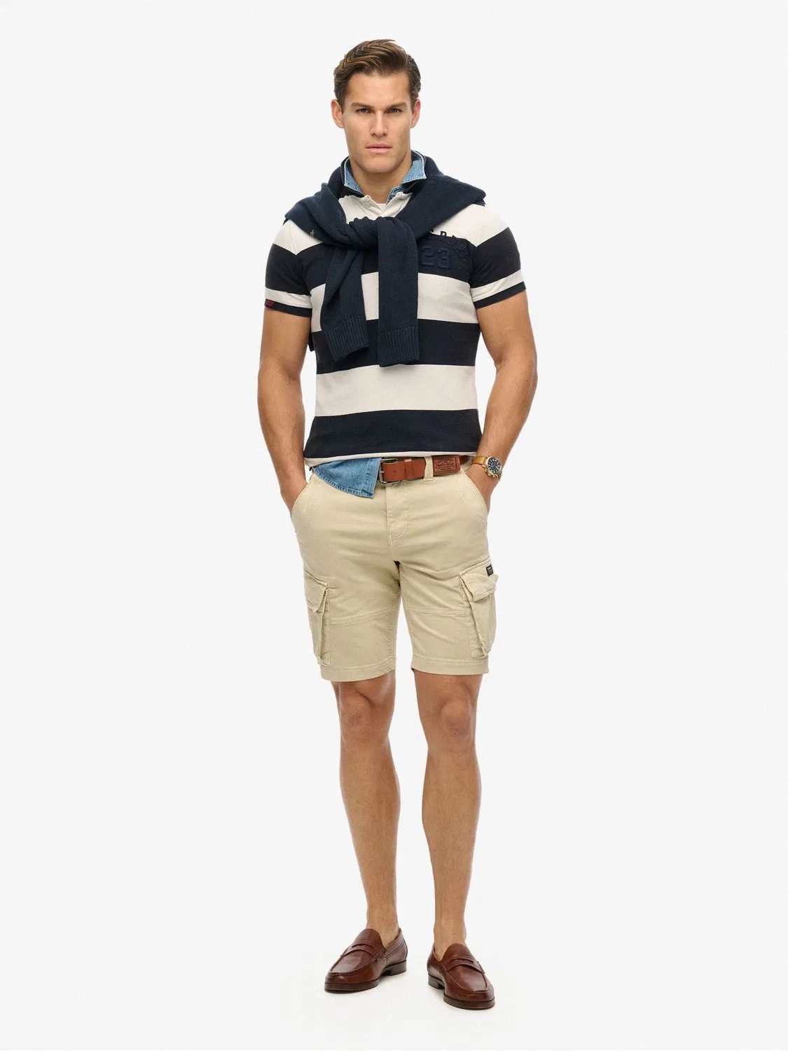 Шорты-карго Superdry Natural Core — фото 4