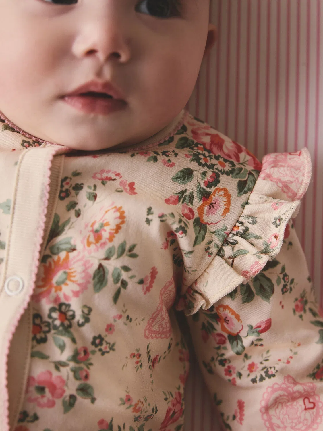 Боди для новорожденных, Cath Kidston Next, розовый/кремовый — фото 4