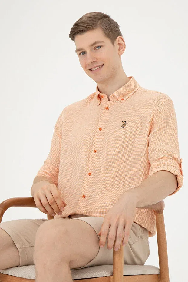 Мужская рубашка с длинным рукавом U.S. Polo Assn., 168386 — фото 3