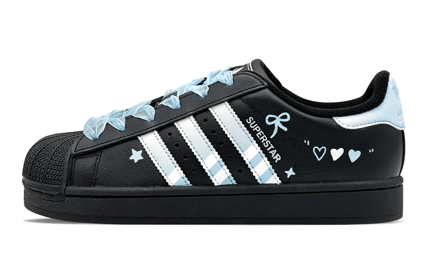 Детские кроссовки для скейтборда с принтом Low Top Light Blue Adidas Originals, Light Blue — фото 3