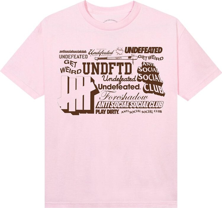 

Футболка Anti Social Social Club Origin Story Tee 'Pink', розовый