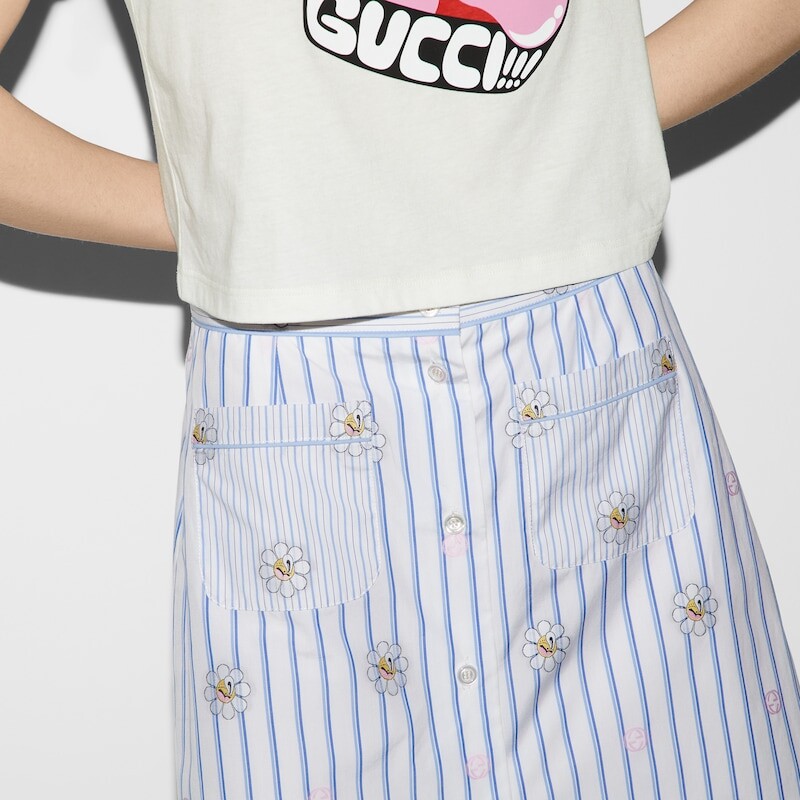 Юбка повседневная женская многоцветная Gucci — фото 4