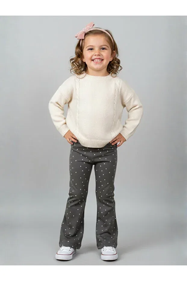 Детские леггинсы для девочек хлопковые Basics Mama Yoyo Baby&Kids, Gri