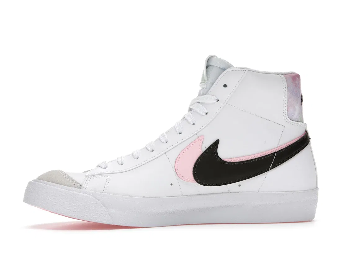 Детские кроссовки Lifestyle с высоким верхом Nike Blazer Mid 77, White/Arctic Punch/Black — фото 3