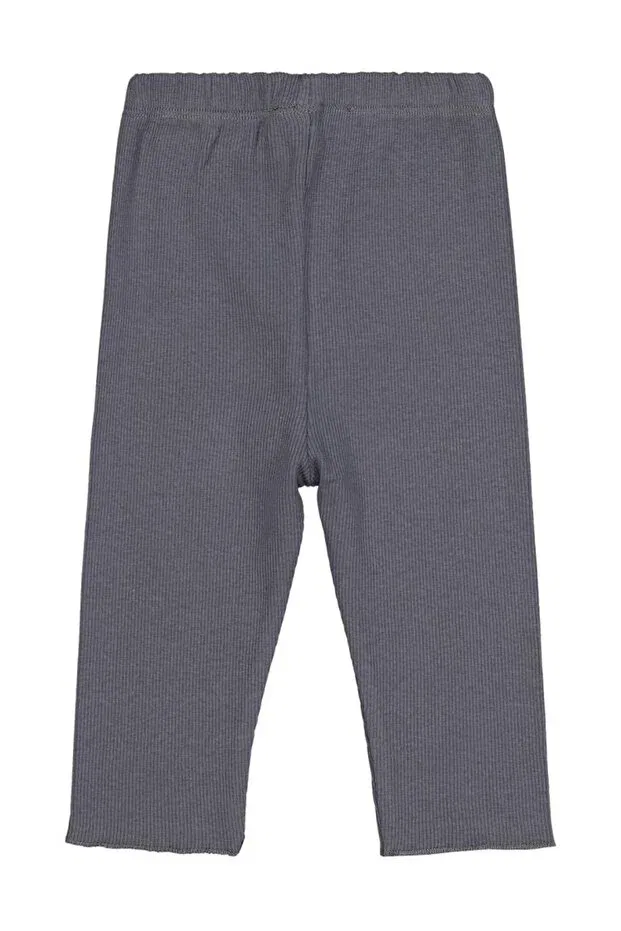 Детские леггинсы для девочек однотонные Civil Baby, Dark Gray — фото 2