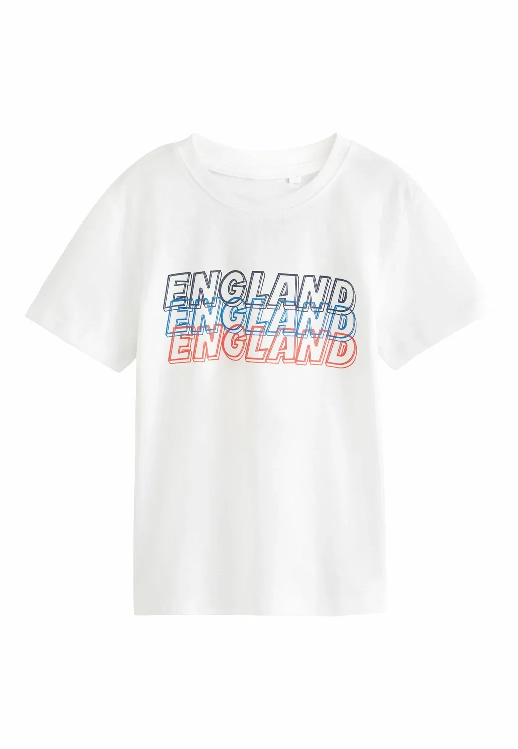 Футболка стандартного кроя с футбольным принтом Next, White England