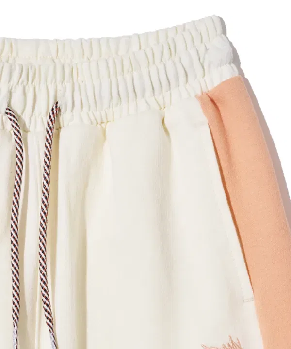 Широкие брюки Kids tag wide pants, Brownbreath Kids, кремовый — фото 4