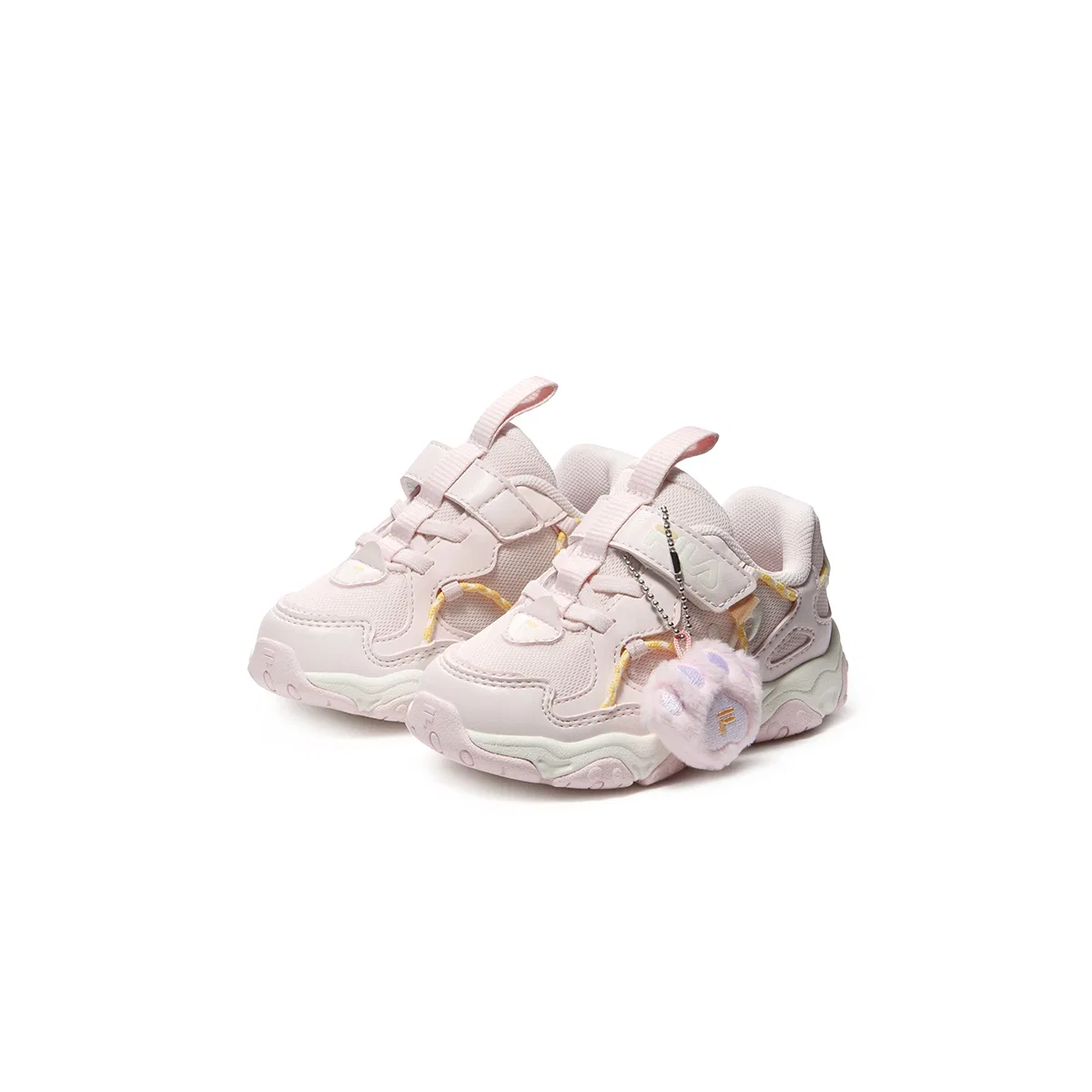 Детские кроссовки для малышей с закрытым носком Heritage FHT, FILA KIDS, Paradise Pink/Crystal Pink — фото 4