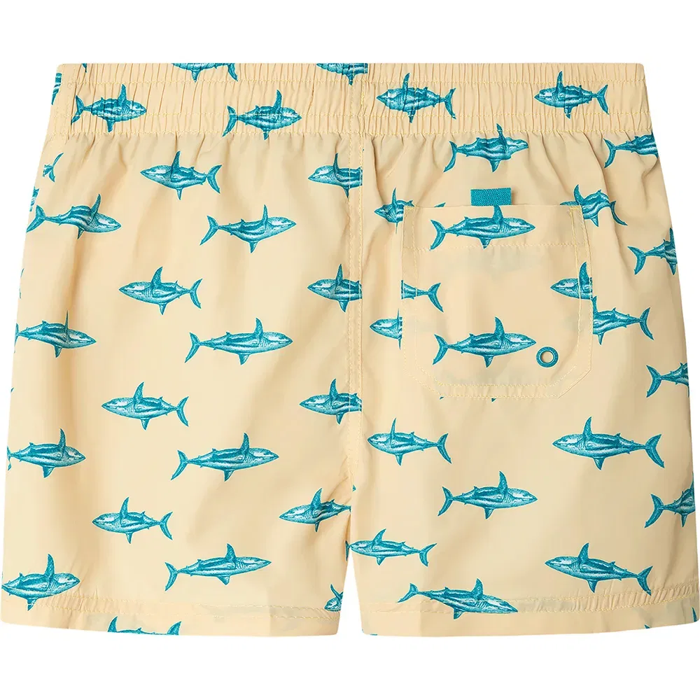 Детские плавки для мальчиков с принтом Shark Pepe jeans, Yellow — фото 2