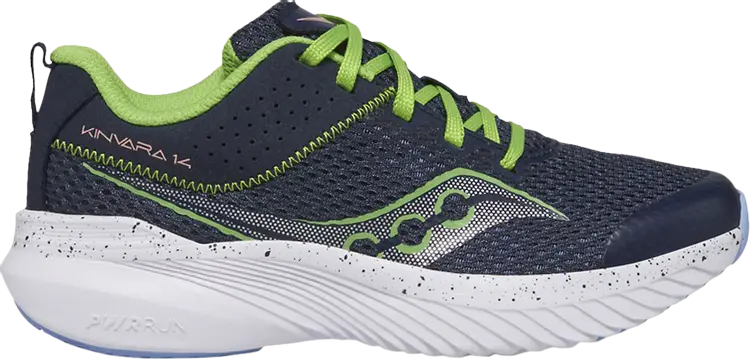 

Кроссовки Saucony Kinvara 14 Big Kid Navy Green, синий