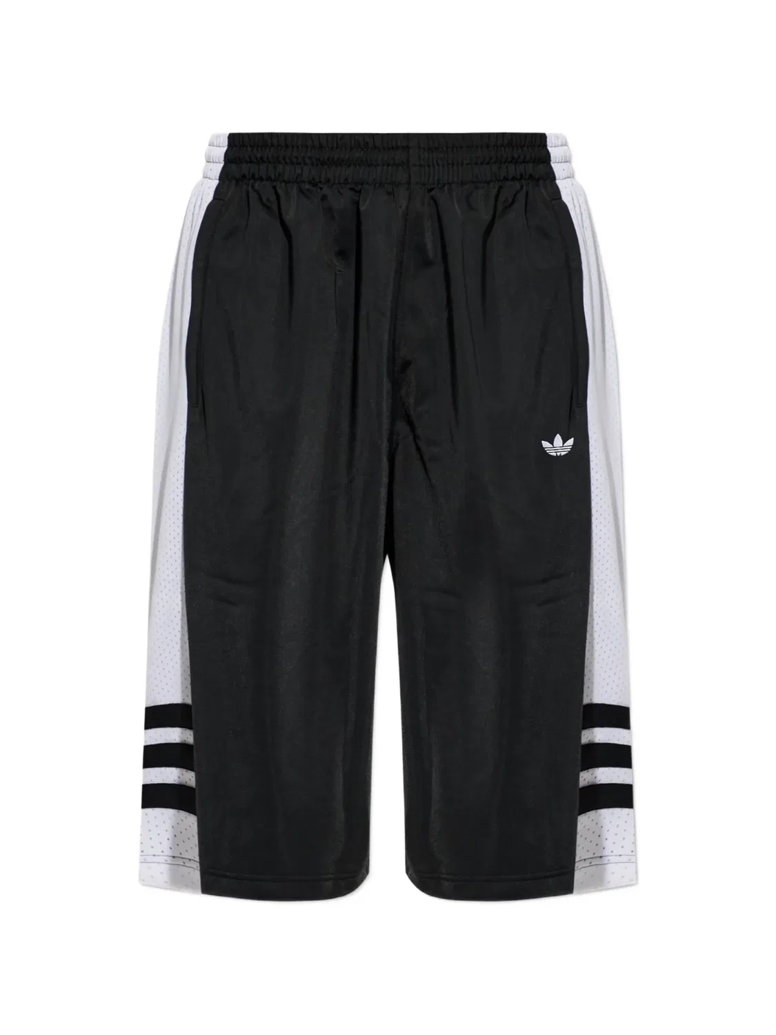 Спортивные шорты с вышитым логотипом Adidas, черный