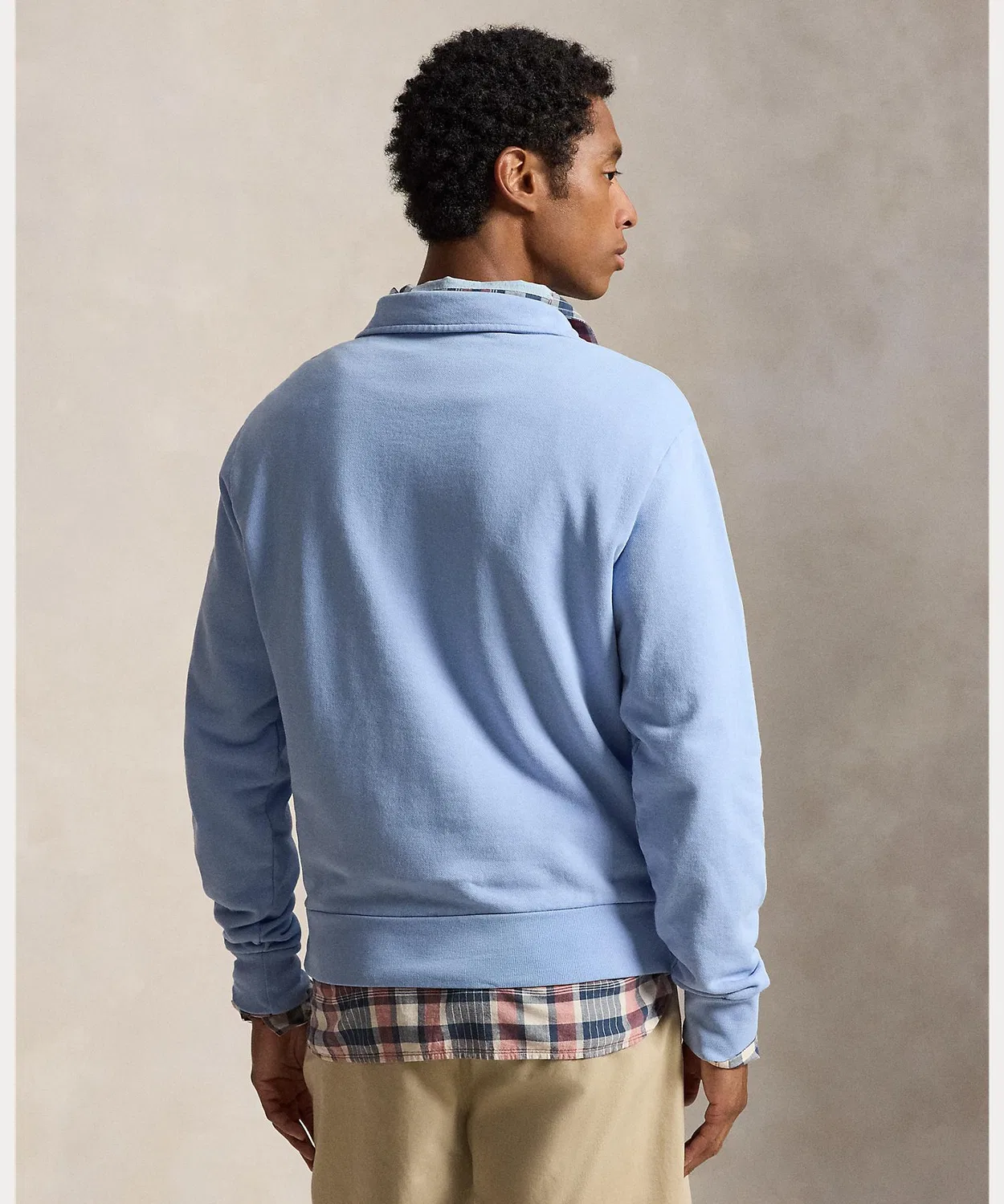 Мужской свитшот с длинным рукавомLoopback Fleece Polo Ralph Lauren, Blue — фото 4