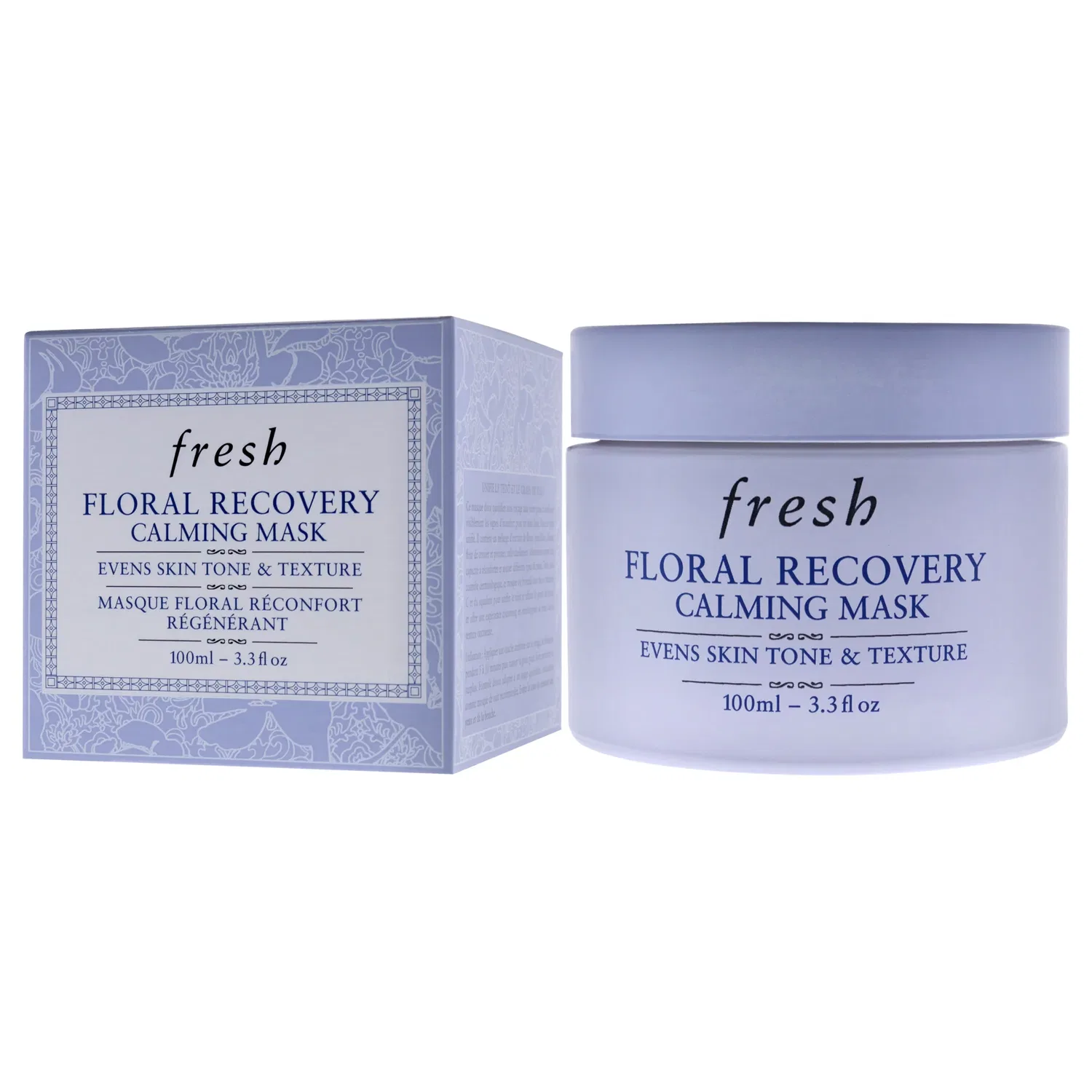Восстанавливающая успокаивающая маска для лица Floral Recovery Calming Mask от Fresh for Women - 3,3 унции (98 г), 3.3 Oz — фото 4