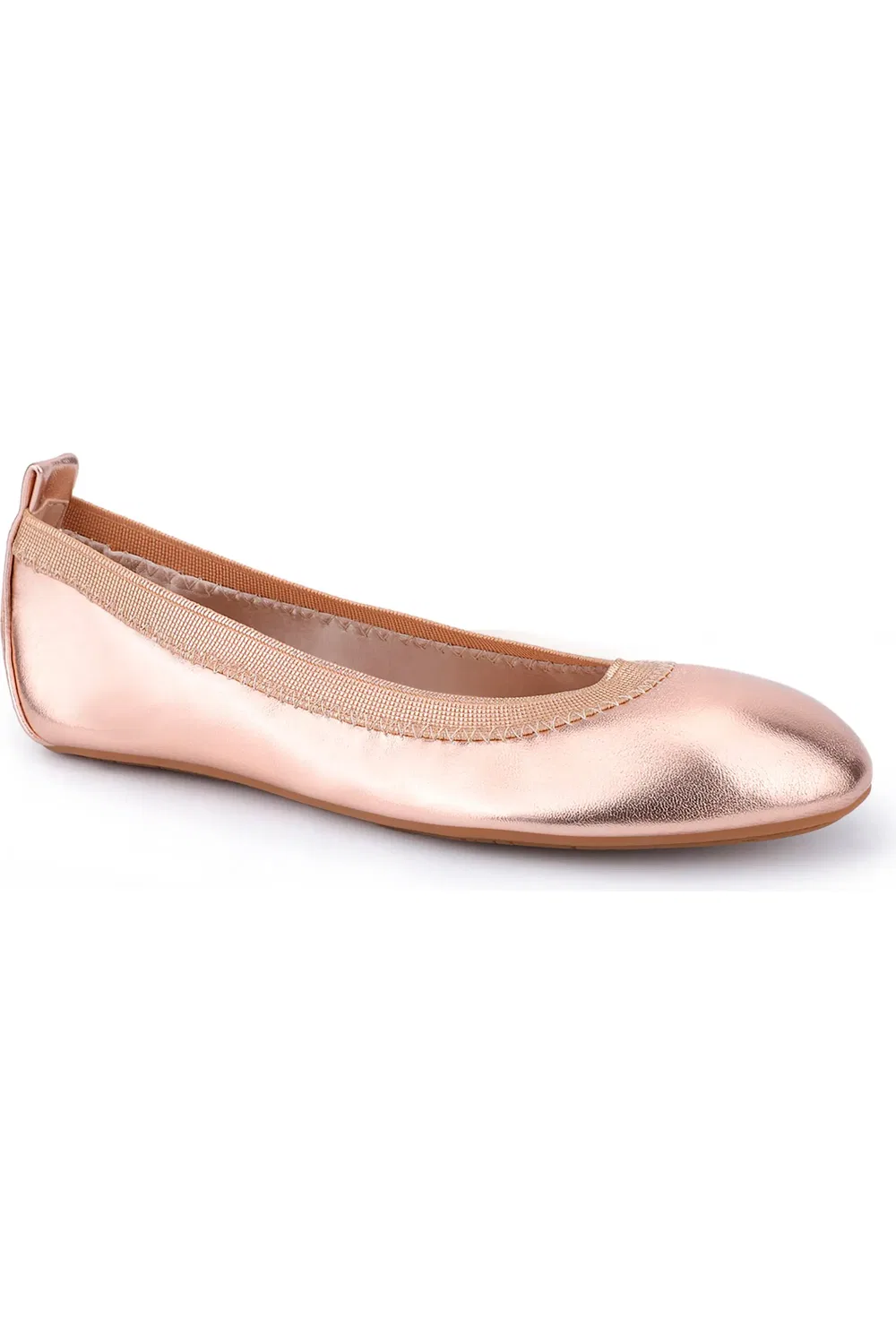 Балетки детские с эластичным верхом Miss Samara Yosi Samra, Rose Gold