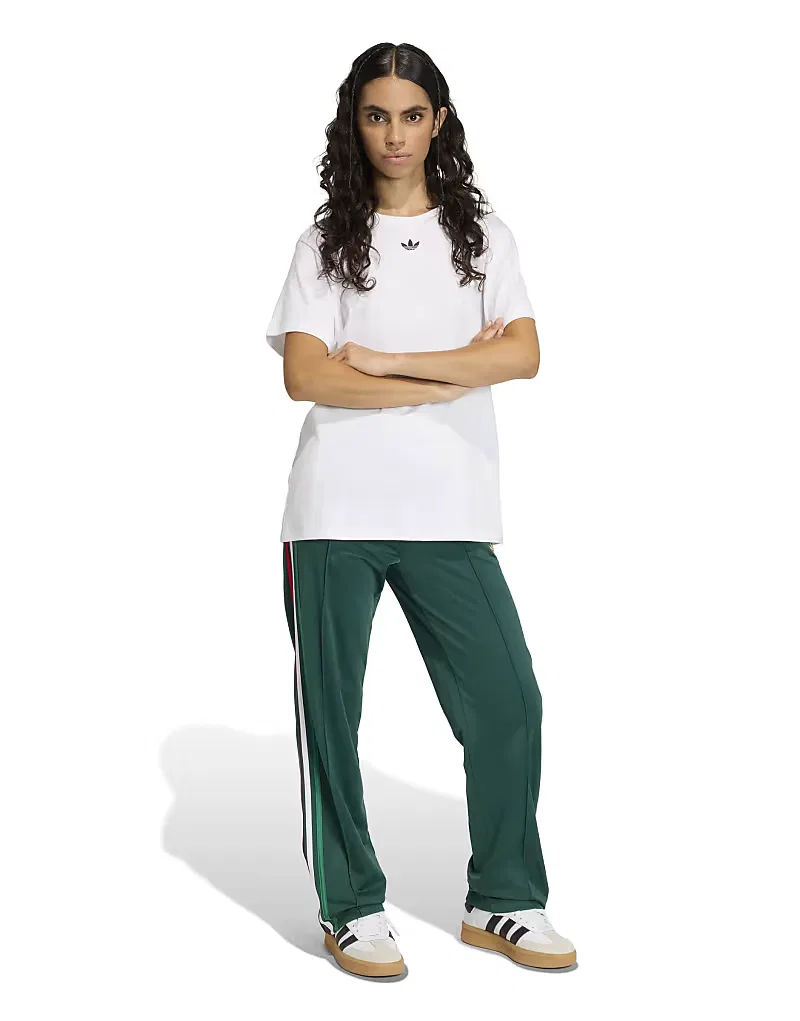 Классические спортивные брюки Adidas Originals Firebird зеленого и, красный