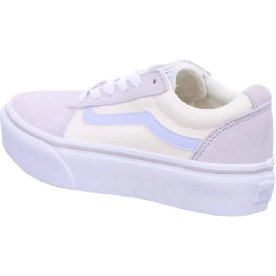 Детские спортивные кроссовки с платформой Ward Platform Vans, Бежевый — фото 2