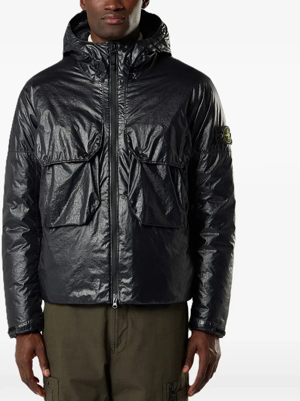 4100056 light nylon 3L-TC Stone Island, черный — фото 3