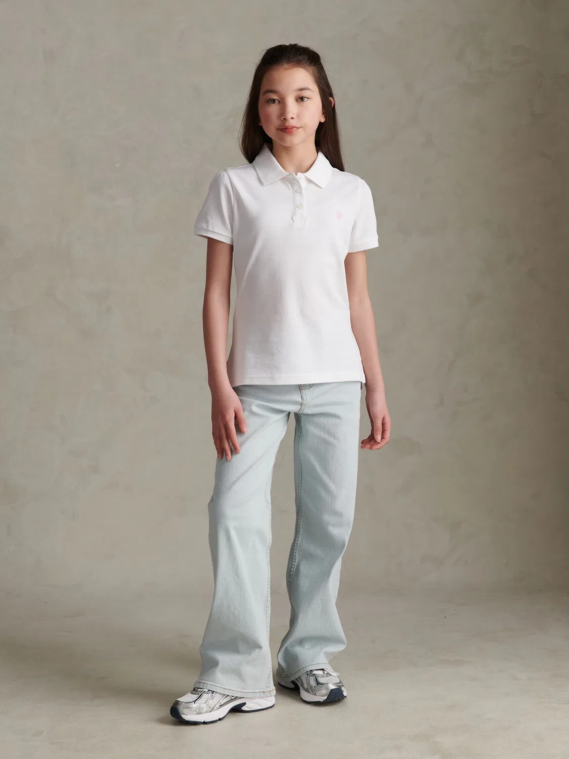 Поло U.S. Polo Assn., белый — фото 3