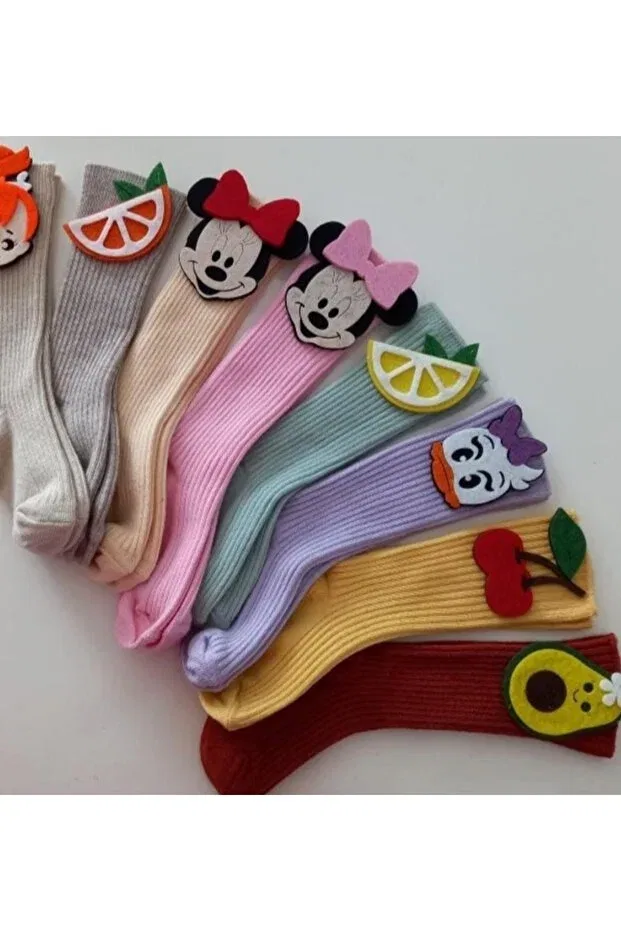 Детские носки для новорожденных хлопковые 8 шт Özkardeşler Baby, Multicolor