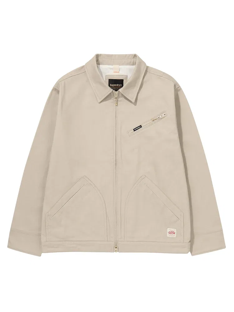 Жакет, модель Work Jacket SUPERDRY, Light Beige — фото 3