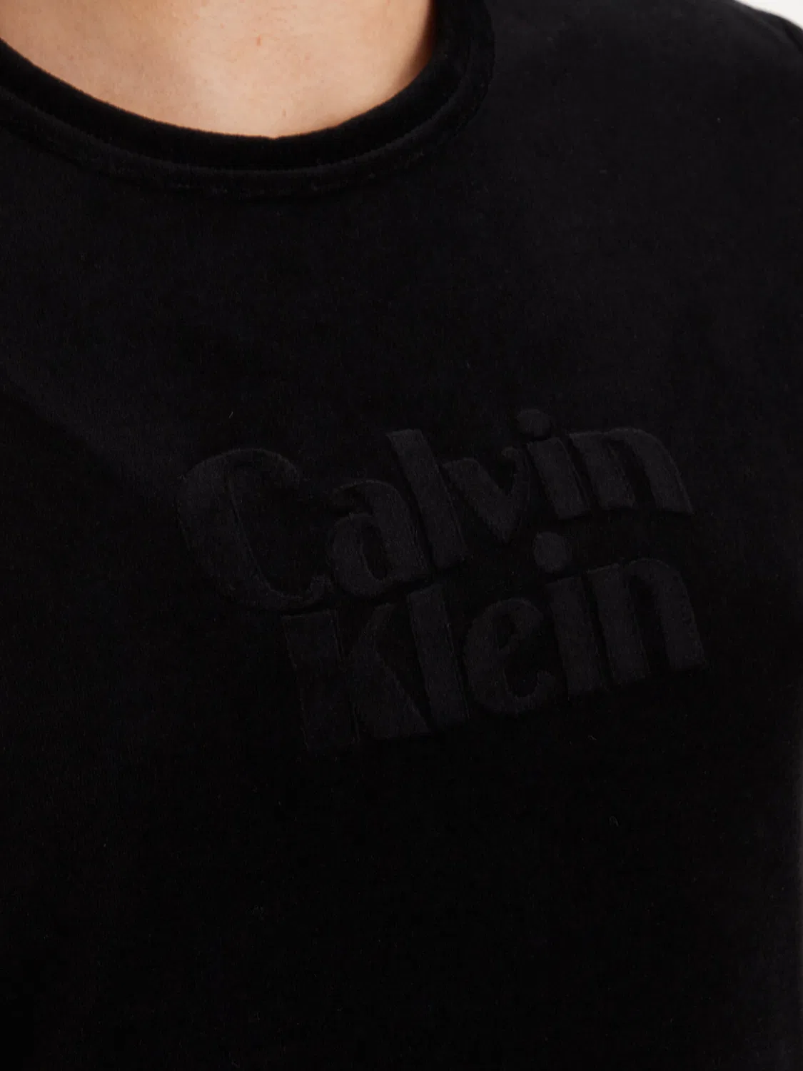 Женское платье приталенного силуэта на каждый день Calvin Klein, черный — фото 4