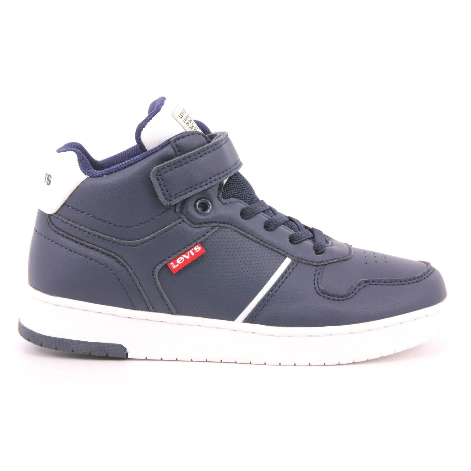 Детские кроссовки для мальчиков с эластичной застежкой и липучкой Kick Levi's, Blue