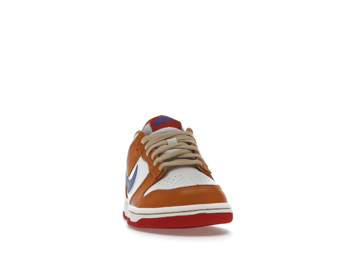 Детские кроссовки с принтом Nike Dunk Low Nike, Sail/University Red/Hot Curry/Game Royal — фото 2