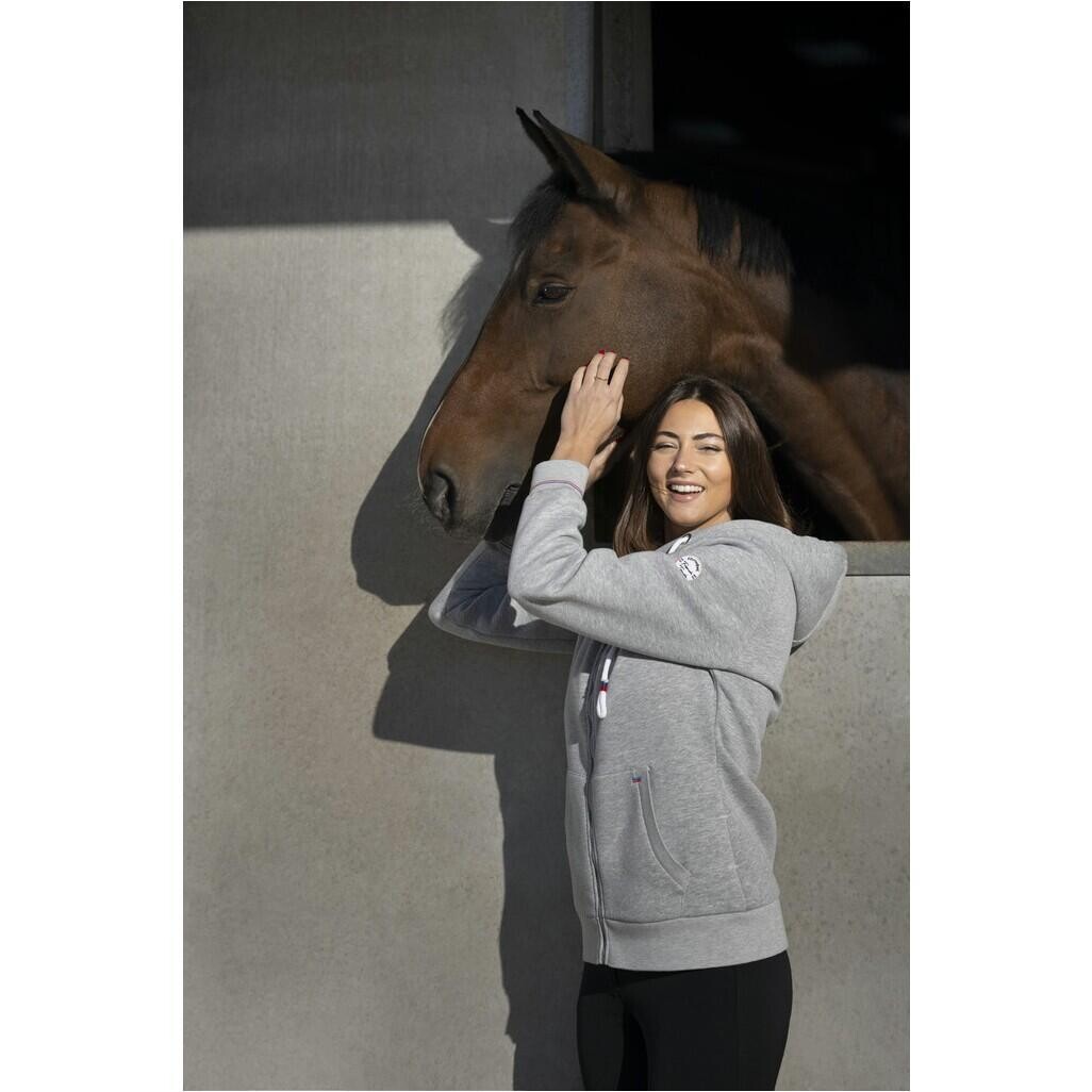 

Куртка Equithème Courtney женская с капюшоном, серый