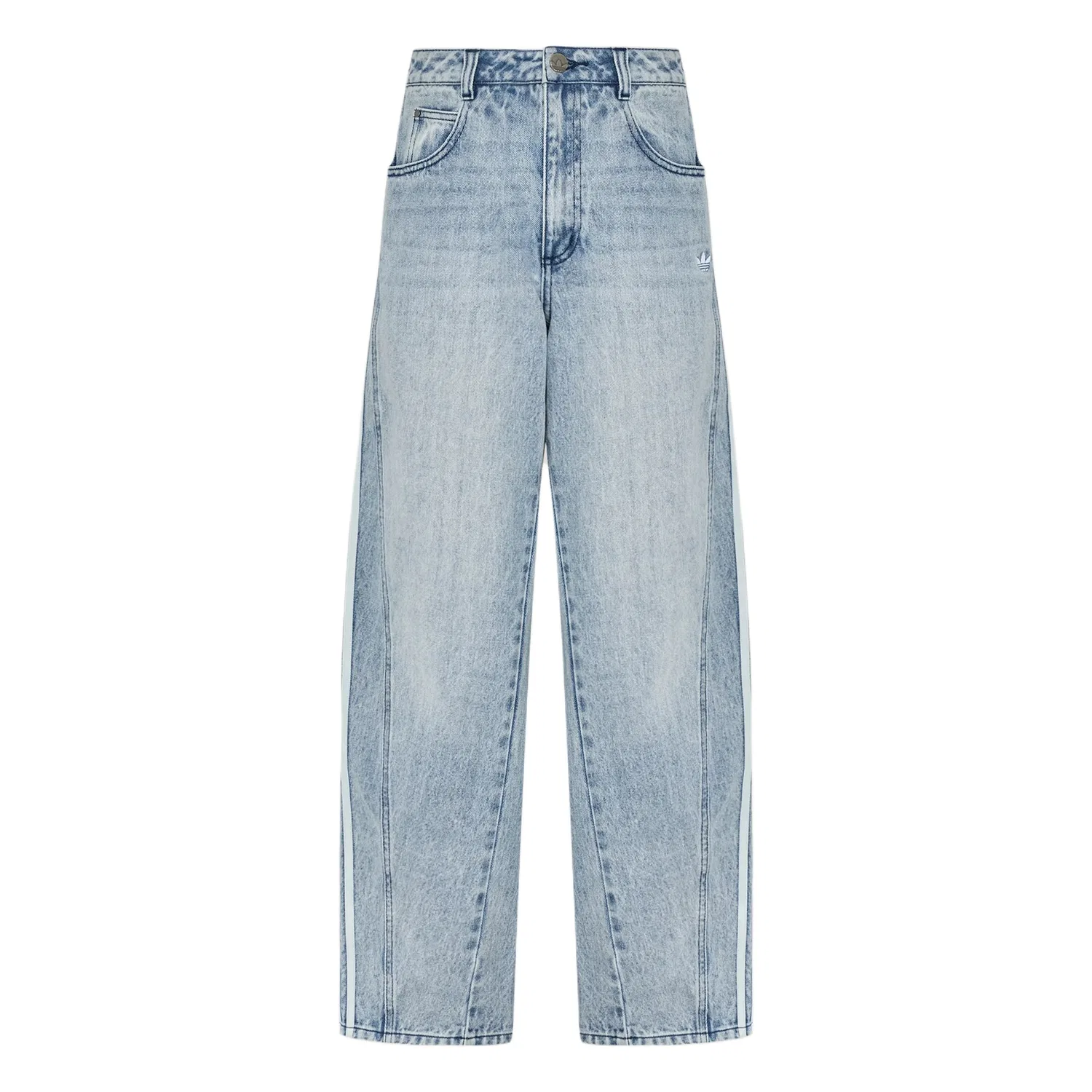Женские джинсы прямого кроя Light Denim Blue Adidas Originals