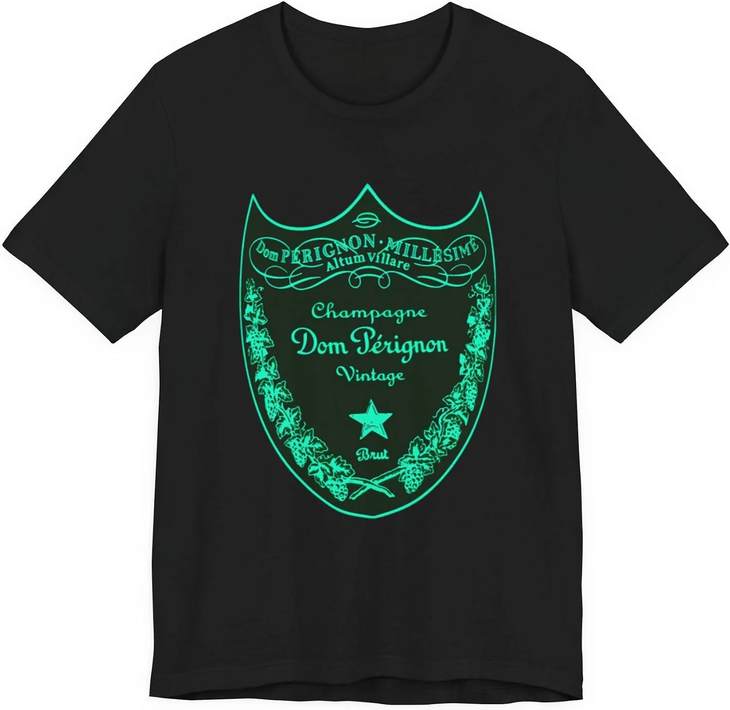 Футболка с принтом Dom Pérignon, Black