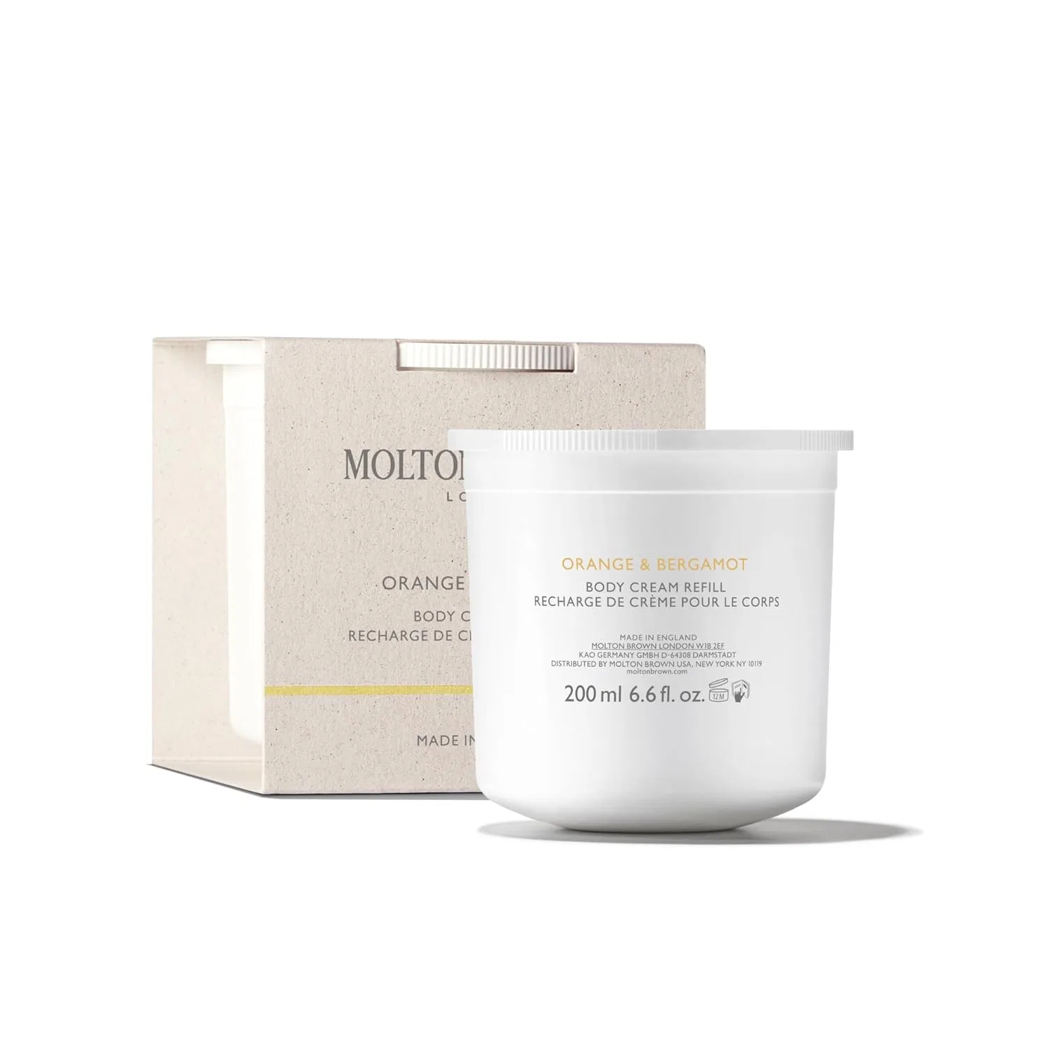 Molton Brown Молтон Браун Оранж энд Бергамот, крем для тела, сменный блок, 200 мл