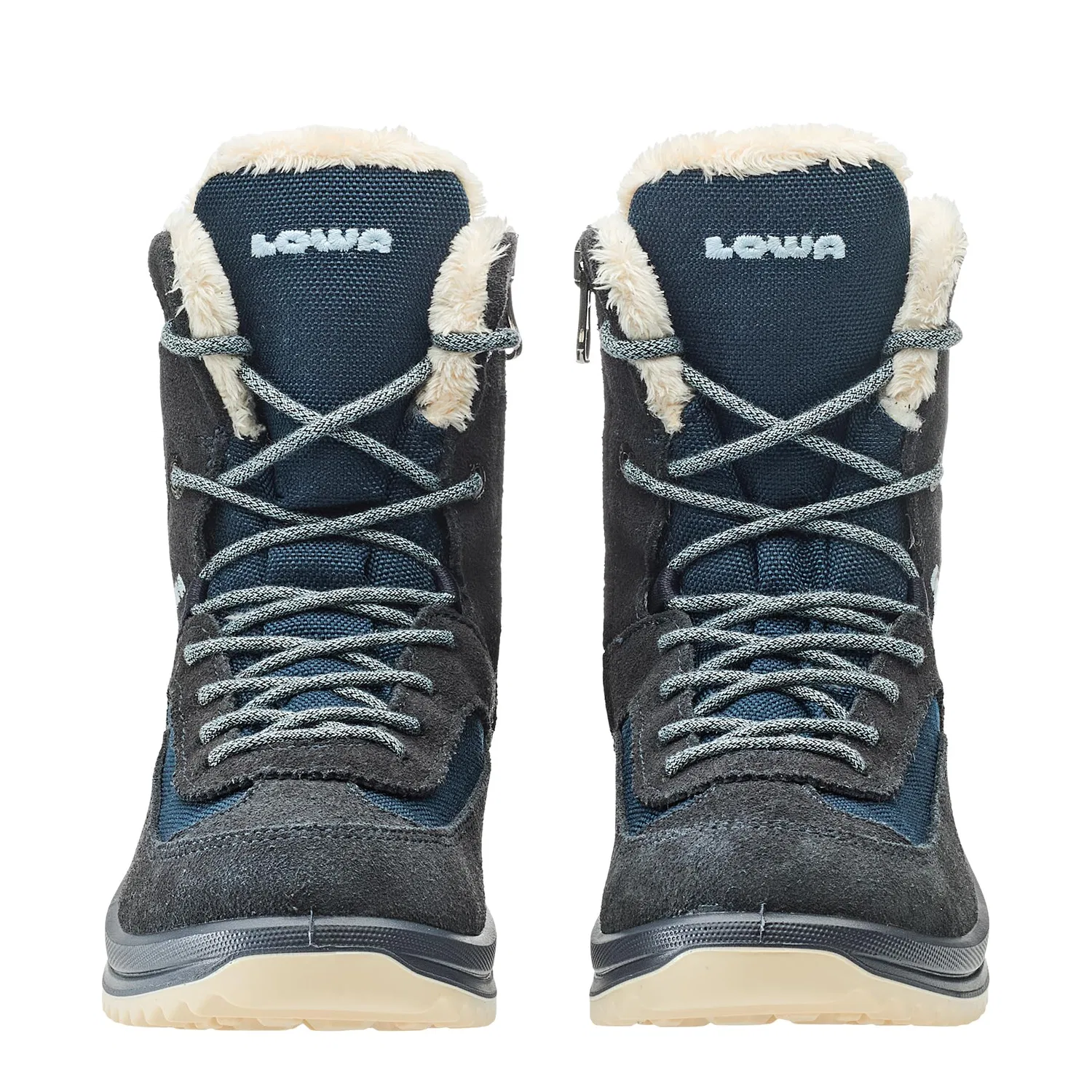 Детское ботинки для девочек с мембраной Ella GTX LOWA, Navy Blu Ghiaccio — фото 3