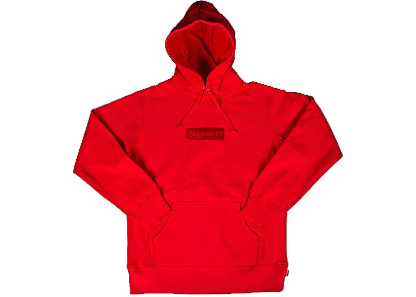 Мужской пуловер-худи с принтом Supreme Hoodie, Red