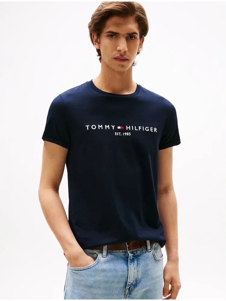 Футболка с логотипом, Core Logo TOMMY HILFIGER, Navy