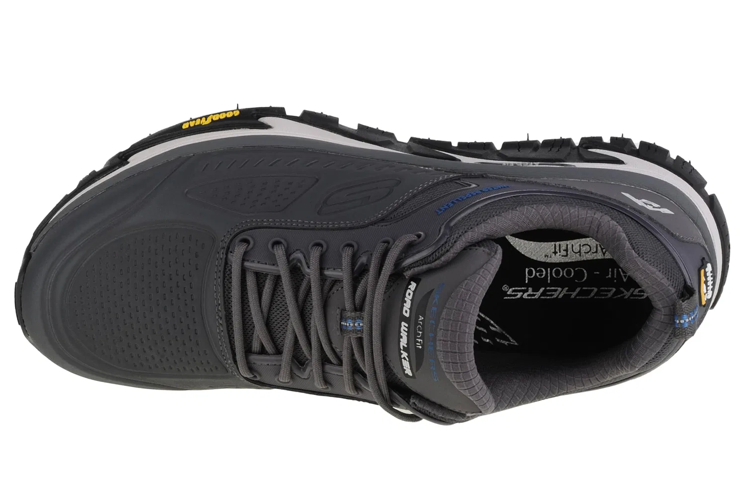Детские кроссовки для мальчиков с кожаным верхом Arch Fit Skechers, Black — фото 3