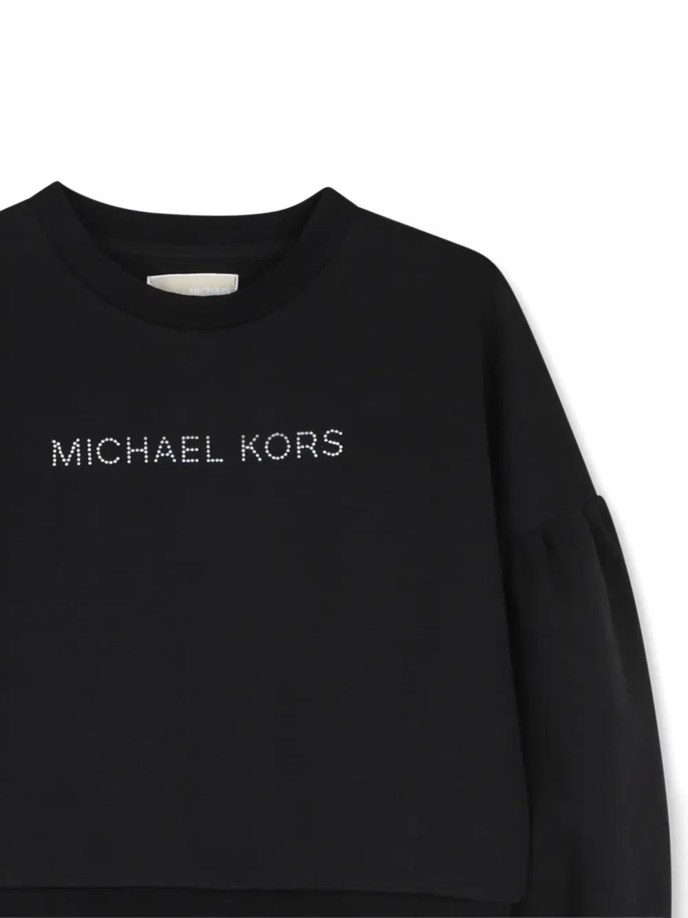 Многослойное платье с монограммой Michael Kors Kids, черный — фото 3