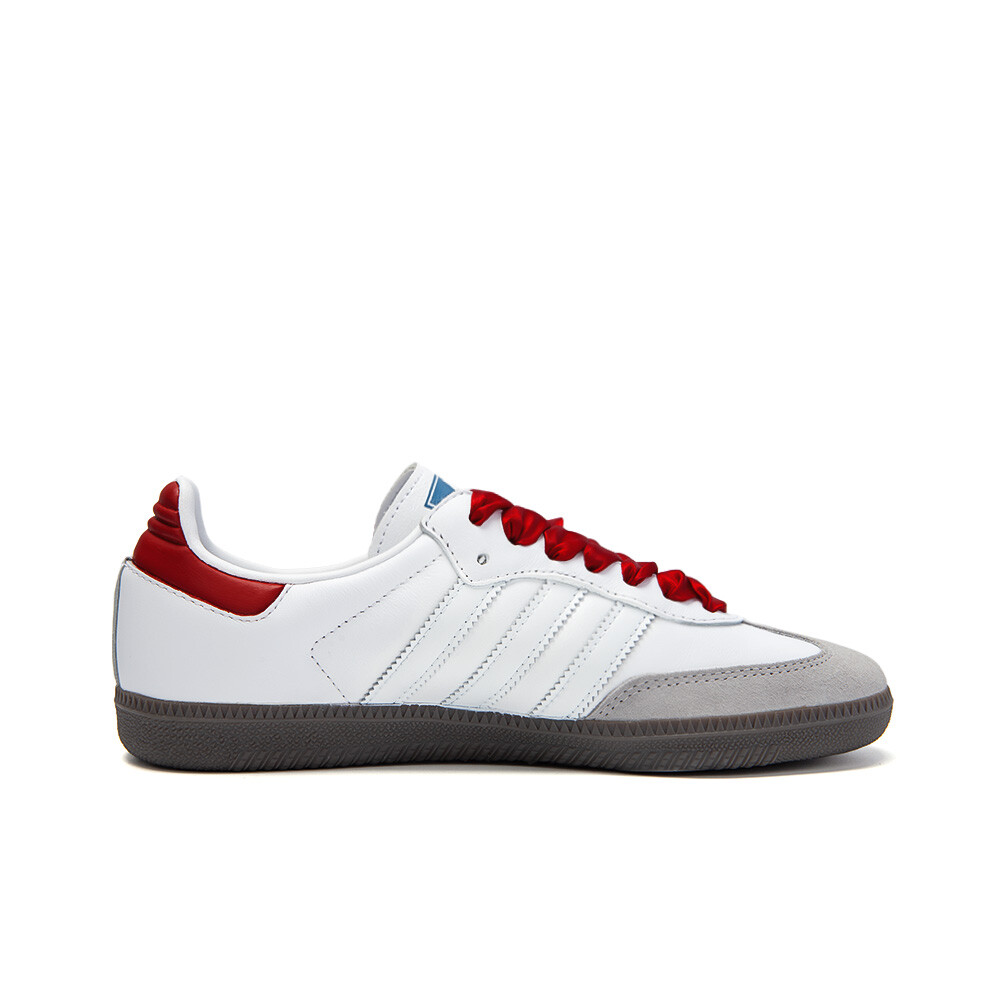 Adidas originals Samba Series Обувь для скейтбординга унисекс, White — фото 2