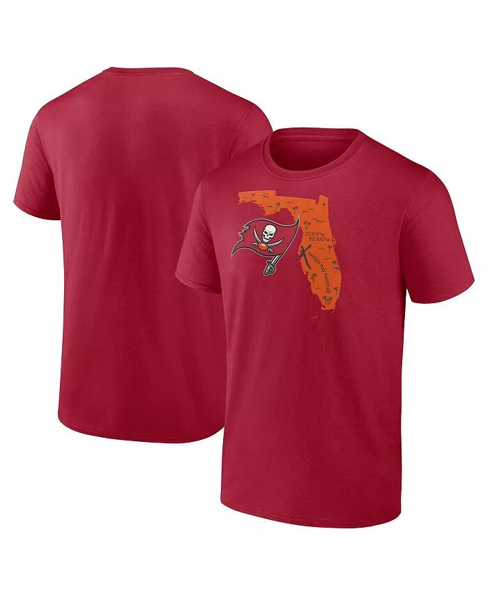 

Мужская красная футболка Tampa Bay Buccaneers Hometown Offensive Drive Fanatics