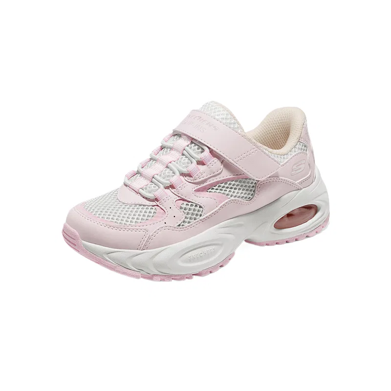 Детские повседневные кроссовки с сеткой Skechers, Light Pink LTPK — фото 3