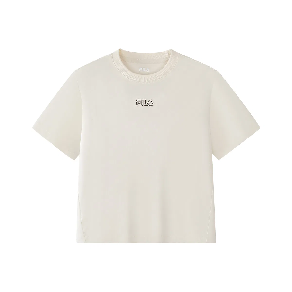 Футболка с круглым вырезом, FILA KIDS, Arisa White