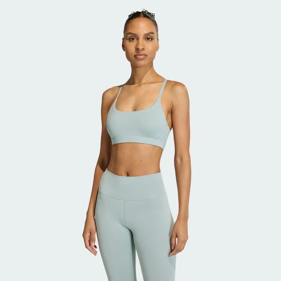 Спортивный бюстгальтер с легкой поддержкой Performance All Me Light Support adidas, Белый