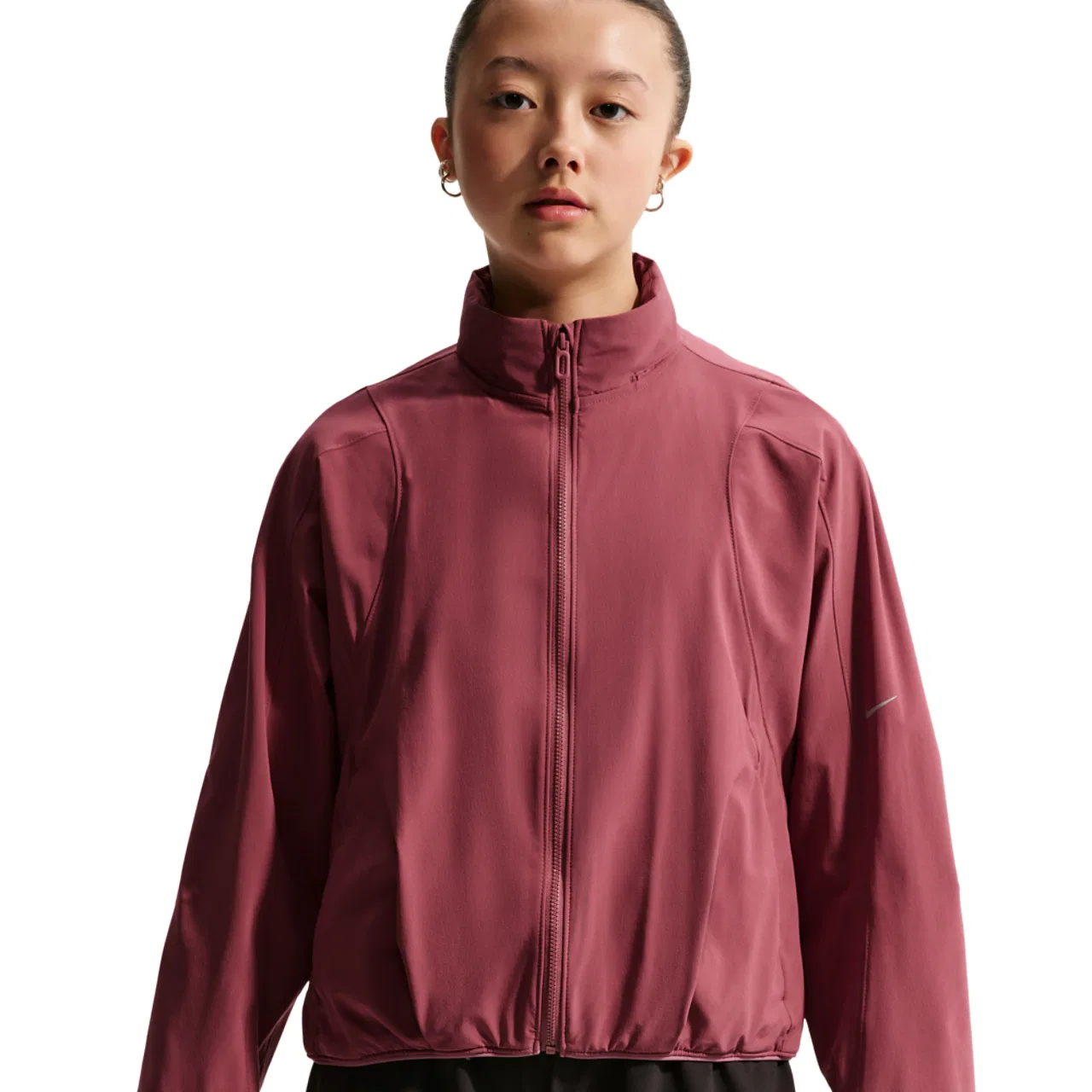 Детская куртка для девочек с водоотталкивающей пропиткой Nike Maven, Pink Smoke Reflective Silver