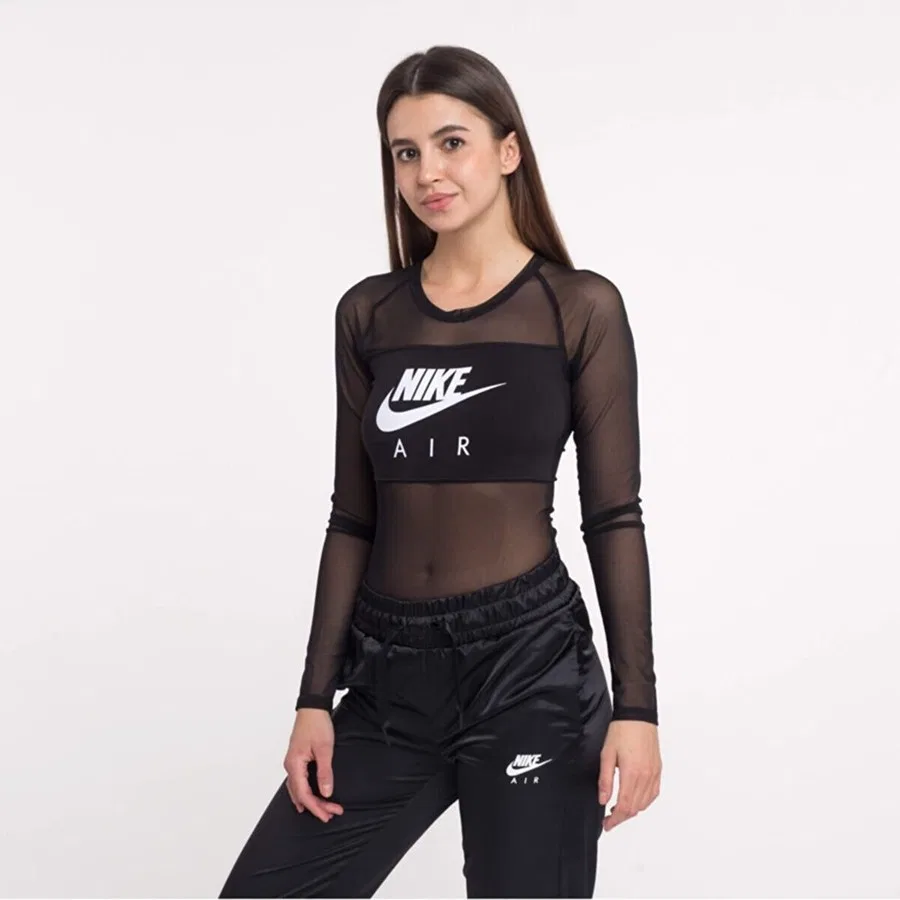 Платье-трапеция с длинным рукавом Icon Clash Nike, Fireberry