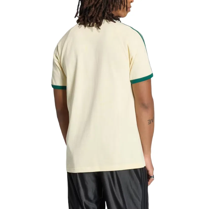 Мужская футболка с длинным рукавом Adidas Originals, Warm Vanilla/Preppy Green — фото 4