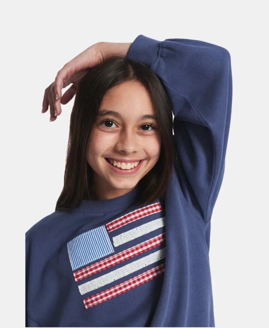 Свитшот с длинным рукавом Tommy Hilfiger, Blueberry — фото 4