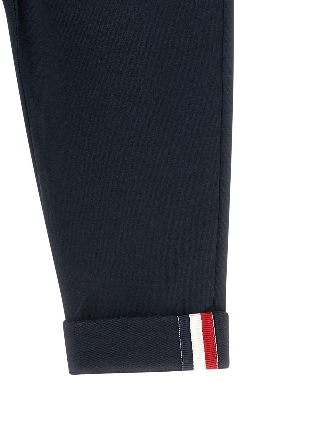 Джоггеры с триколорной лентой Moncler Enfant, синий — фото 3