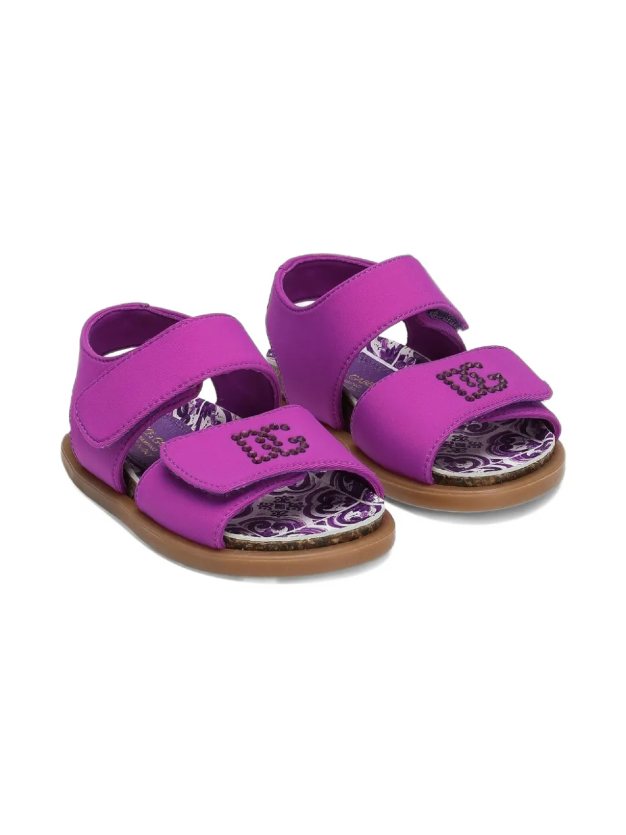 

Dolce & Gabbana Kids босоножки с логотипом, розовый